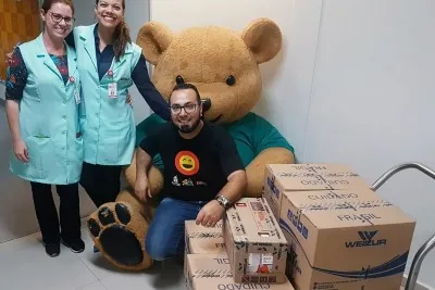 Doação de Leite Integral ao GPACI Sorocaba