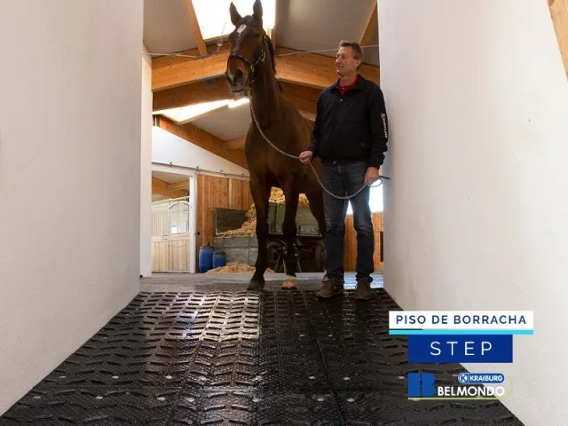 Piso de Borracha para Equinos Belmondo Step 2
