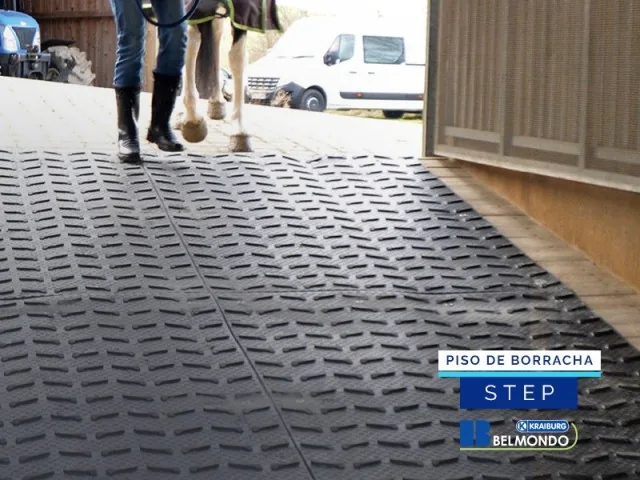 Piso de Borracha para Equinos Belmondo Step 3