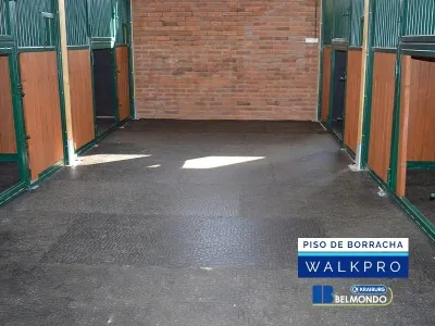 Piso de Borracha para Equinos Belmondo Walkpro Weizur